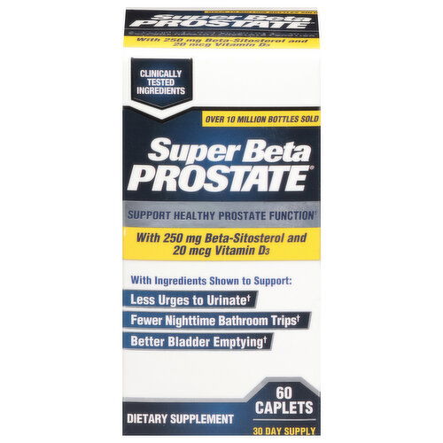 Super Beta Prostate Dietary Supplement, Caplets