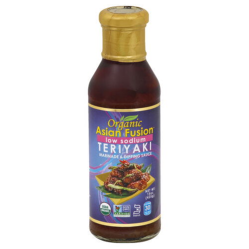 Asian Fusion Marinade & Dipping Sauce, Teriyaki, Low Sodium