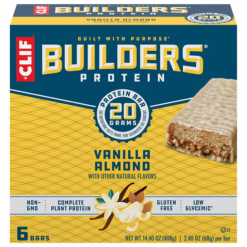 Builders Protein Bar, Vanilla Almond