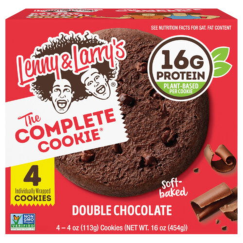 Lenny & Larry's The Complete Cookie Cookies, Double Chocolate, Soft-Baked