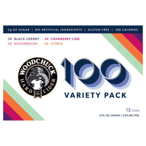 Woodchuck 100 Hard Cider, Variety Pack