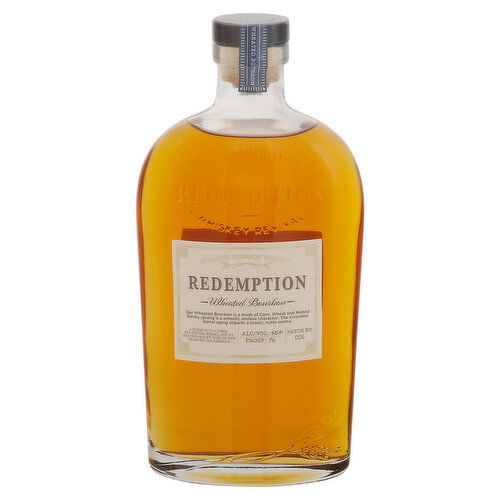 Redemption Bourbon Whiskey, Straight, Wheated