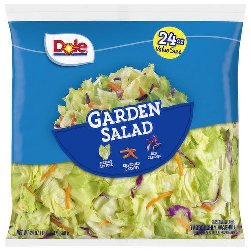 Dole Garden Salad, Value Size