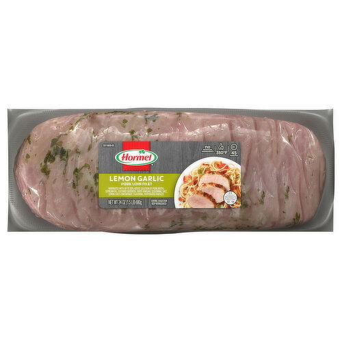 Hormel Pork Loin Filet, Lemon Garlic