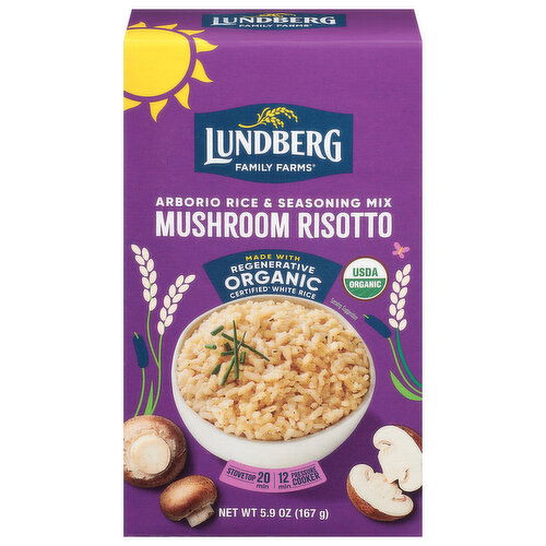 Lundberg Family Farms Risotto, Organic, Porcini Mushroom