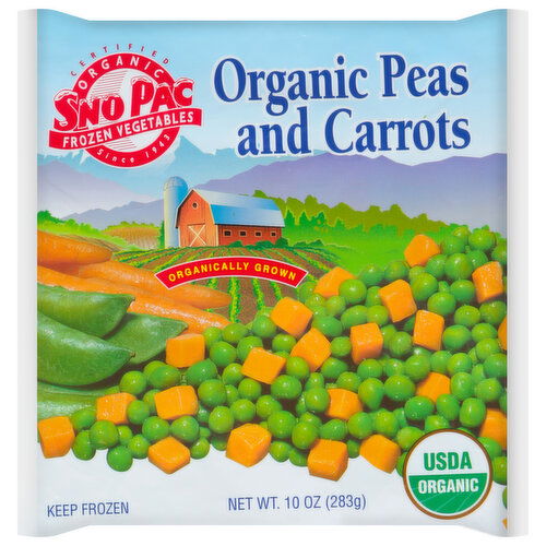 Sno Pac Peas and Carrots, Organic