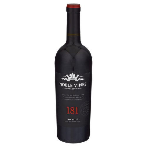 Noble Vines 181 Merlot, 181, California 2018