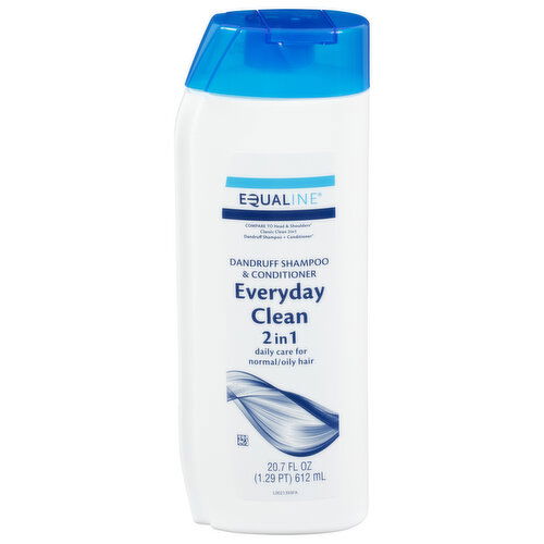 Equaline Dandruff Shampoo & Conditioner, Everyday, Clean 2 in 1