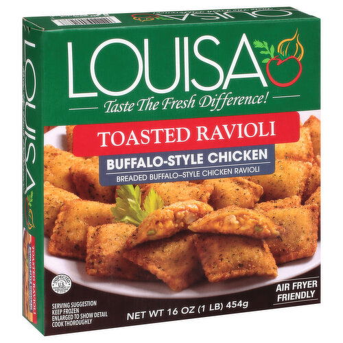 Louisa Toasted Ravioli, Buffalo-Style Chicken