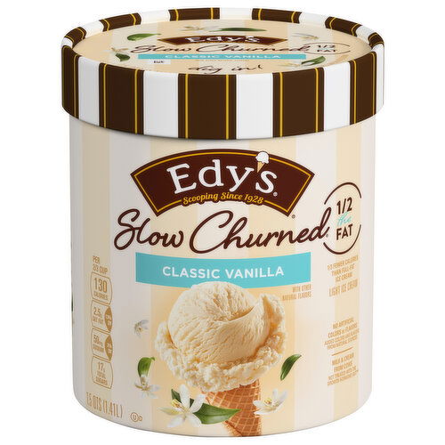 Edy's Slow Churned Slow Churned Classic Vanilla Light Ice Cream