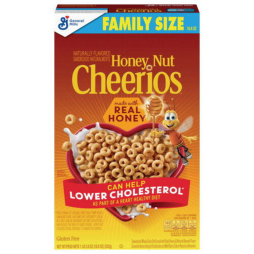 Cheerios Gluten Free Honey Nut Cereal Family Size