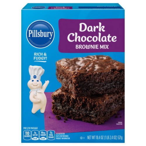 Pillsbury Brownie Mix, Dark Chocolate