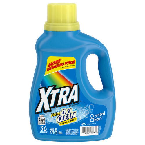 Xtra Plus OxiClean Detergent, Crystal Clean