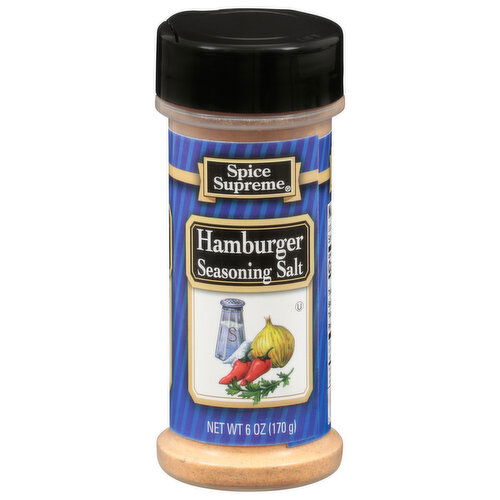 Spice Supreme Seasoning Salt, Hamburger