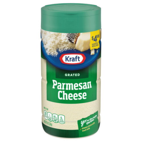 Kraft Parmesan Cheese, Grated