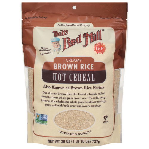 Bob's Red Mill Hot Cereal, Creamy, Brown Rice