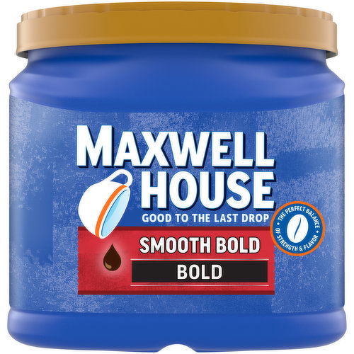 Maxwell House Smooth Bold Dark Roast Ground Coffee