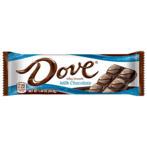 Dove DOVE Candy Milk Chocolate Bar, Full Size, 1.44 oz Bar