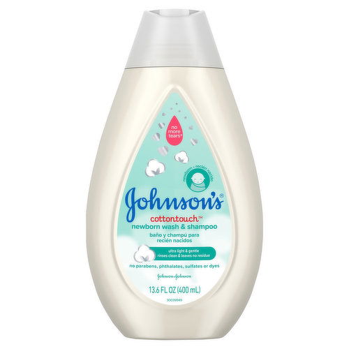 Johnson's Wash & Shampoo, Cottontouch, Newborn