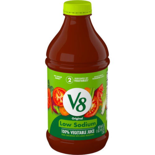 V8® Low Sodium Original 100% Vegetable Juice