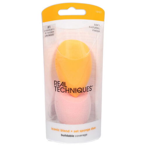 Real Techniques Iconic Blend + Set Sponge Duo