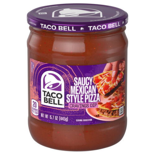 Taco Bell Cravings Dip, Saucy Mexican Style Pizza