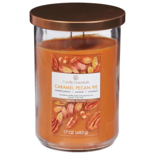 Candle Essentials Candle, Caramel Pecan Pie