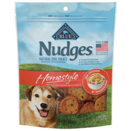 Blue Buffalo Blue Nudges Dog Treats, Natural, Homestyle