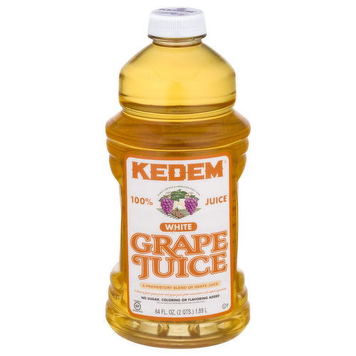 Kedem 100% Juice, White Grape