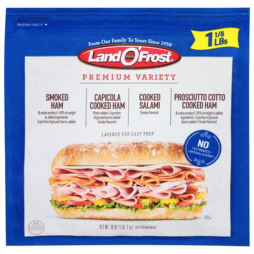 Land O'Frost Sandwich Kit, Premium Variety