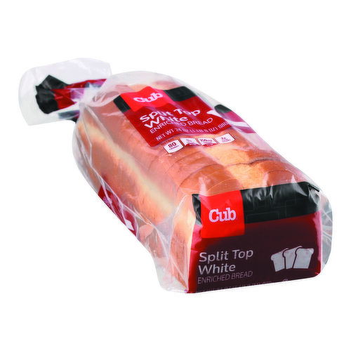 Cub Bread, Enriched, White, Split Top