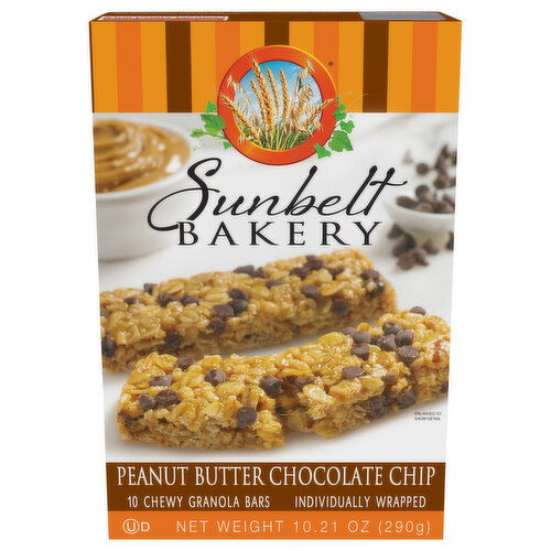 Sunbelt Bakery Granola Bars, Peanut Butter Chocolate Chip