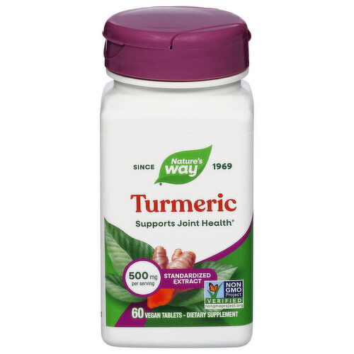 Nature's Way Vegan Tablets 500 mg Turmeric
