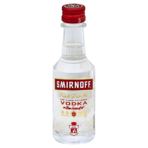 Smirnoff Vodka, Triple Distilled, Recipe No. 21