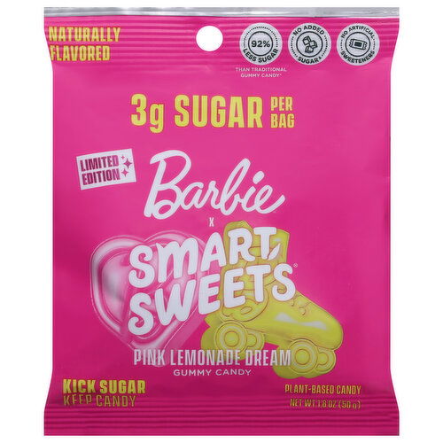 SmartSweets Gummy Candy, Pink Lemonade Dream, Barbie