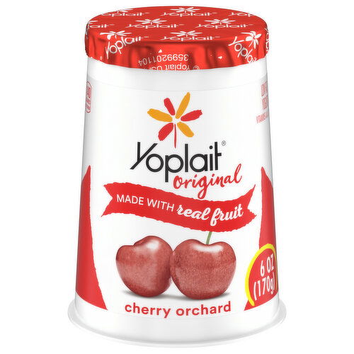 Yoplait Original Yogurt, Low Fat, Cherry Orchard