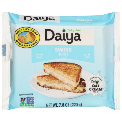 Daiya Slices, Dairy-Free, Swiss