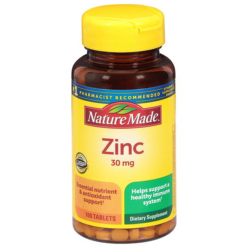 Nature Made Zinc, 30 mg, Tablets