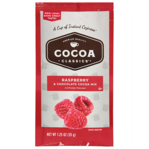 Cocoa Classics Cocoa Mix, Raspberry & Chocolate