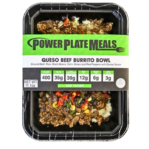 Power Plate Meals Queso Beef Burrito Bowl