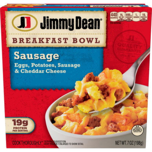 Jimmy Dean Sausage, Egg & Cheese Breakfast Bowl