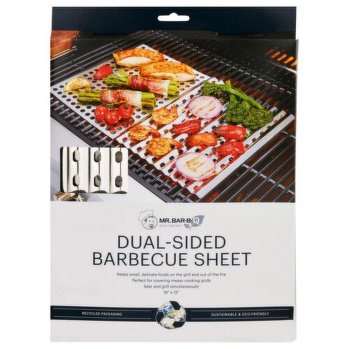 Mr. Bar-B-Q Barbecue Sheet, Dual-Sided