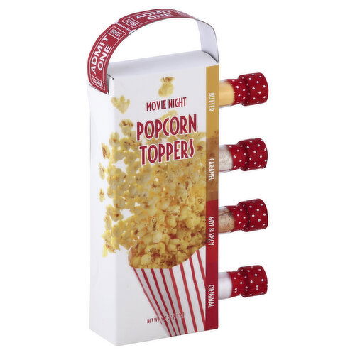 Movie Night Popcorn Toppers, Movie Night, Assorted