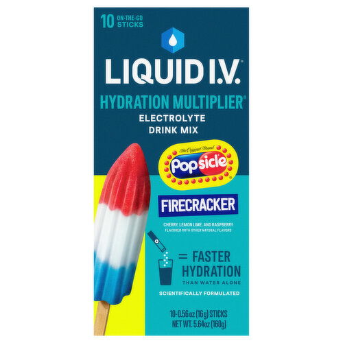 Liquid I.V. Hydration Multiplier Electrolyte Drink Mix, Firecracker