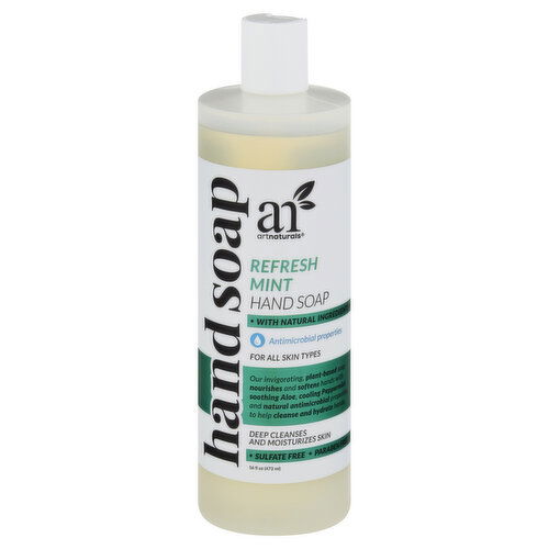 ArtNaturals Hand Soap, Refresh Mint