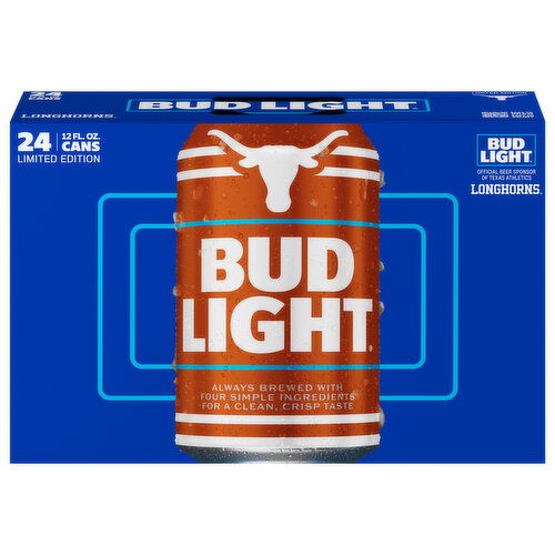 Bud Light Longhorns Beer
