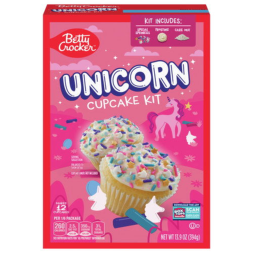 Betty Crocker Cupcake Kit, Unicorn