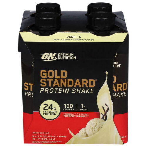 Optimum Nutrition Gold Standard Protein Shake, Vanilla