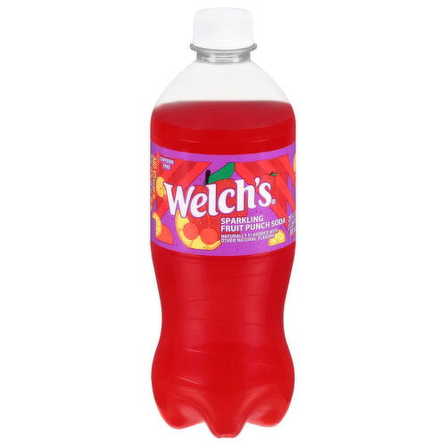 Welch's Soda, Fruit Punch, Sparkling