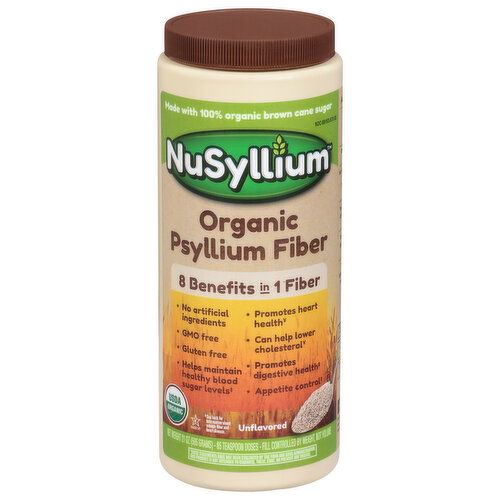 NuSyllium Psyllium Fiber, Organic, Unflavored